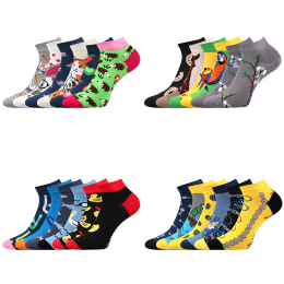 Bavlněné trendy krátké ponožky Dabl