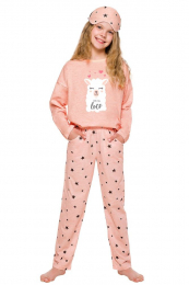 Dívčí pyžamo Sofie růžové s lamou