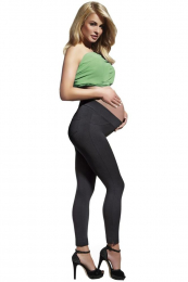 Těhotenské legíny Laura 200 DEN černé