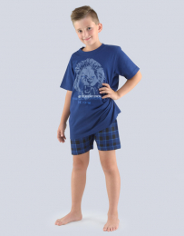 Dětské pyžamo krátké chlapecké, šité, s potiskem Pyžama 2018 79062P 