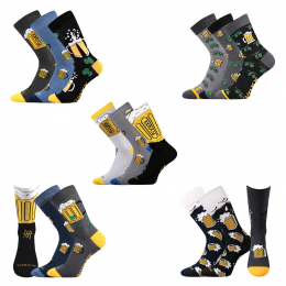 Bavlněné společenské ponožky s trendy pivním motivem Pivoxx