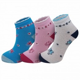 Dětské bavlněné ponožky dívčí B-fly 1