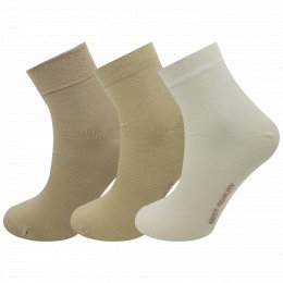 Pánské bavlněné ponožky střední v volným lemem Manium - mix1