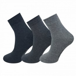 Pánské bavlněné ponožky střední v volným lemem Manium - mix4
