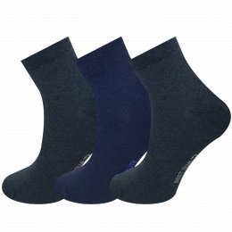 Pánské bavlněné ponožky střední v volným lemem Manium - mix5