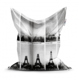 Sedací vak Eiffelova věž stavba 